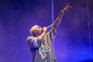 American Artist Chris Brown Performs at South Africa's FNB Stadium on December 14, 2024. - (Photo by Sharon Seretlo/Gallo Images via Getty Images)